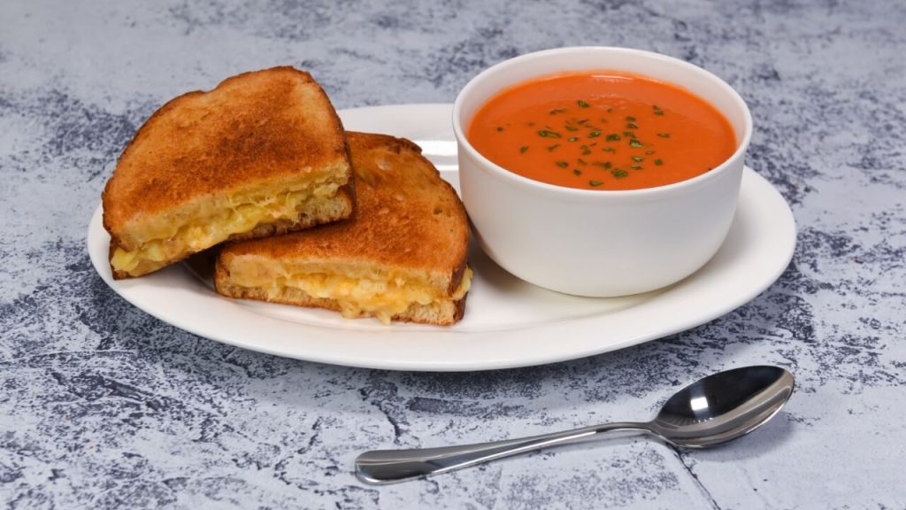 Grilled Cheese and Tomato Soup