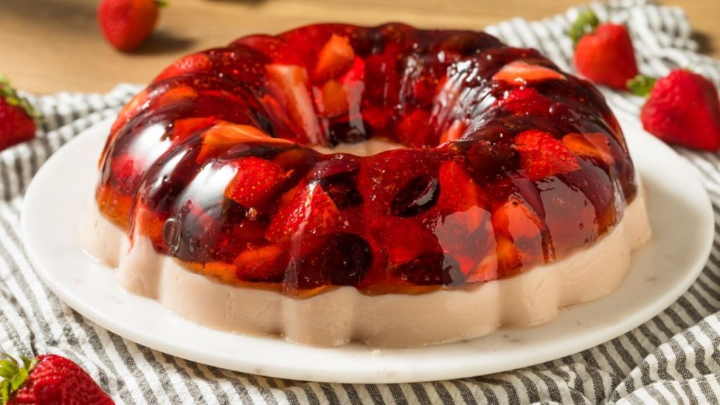 jello, gelatin, mold, salad, dessert