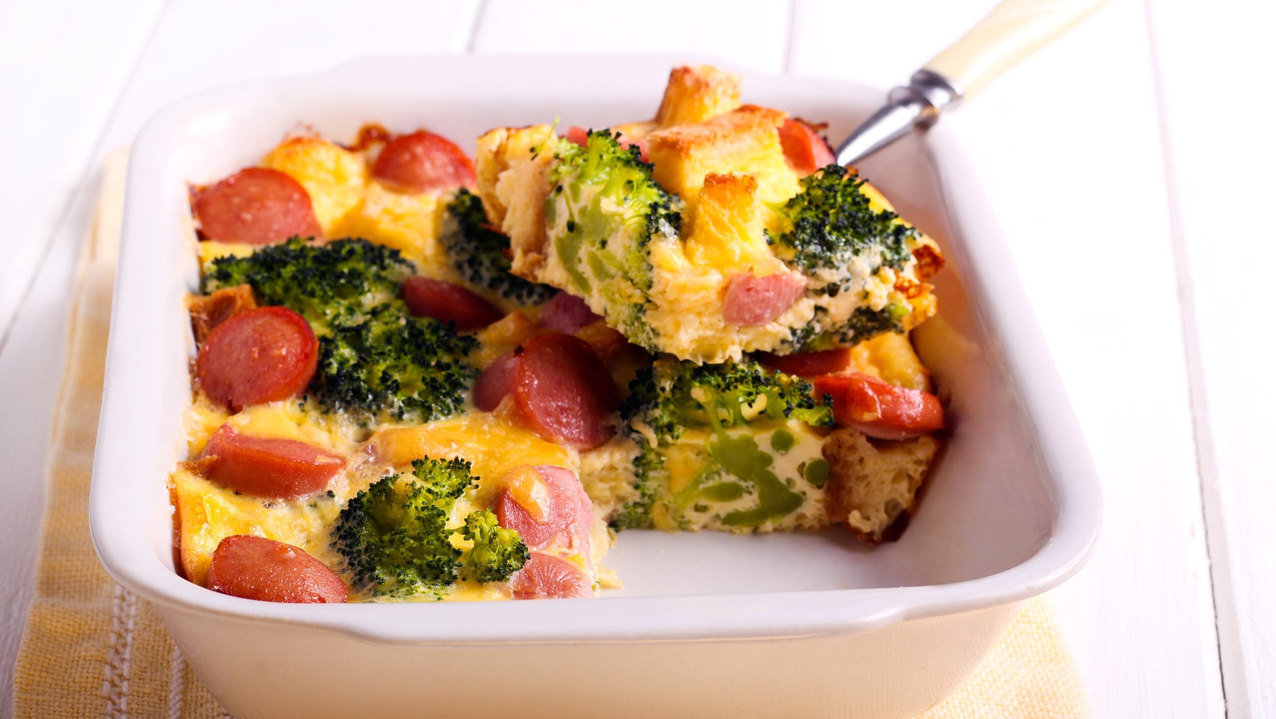 asserole with various leftover ingredients