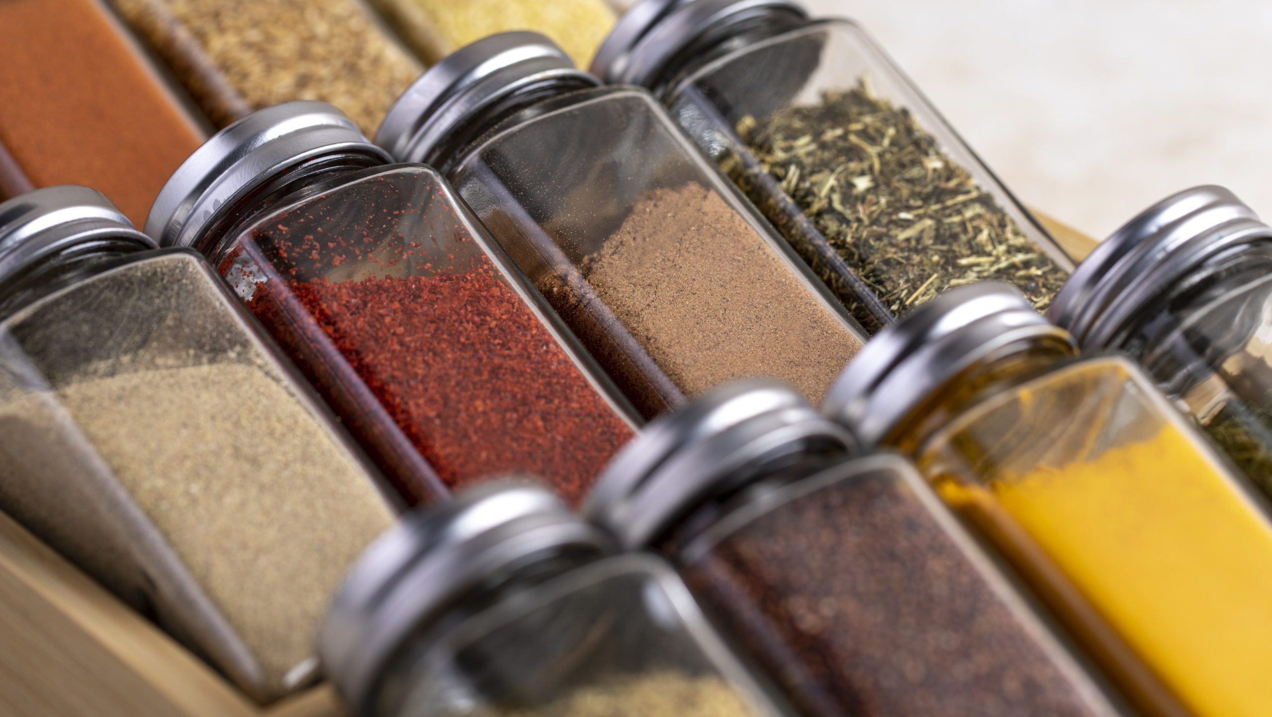 spices on jar