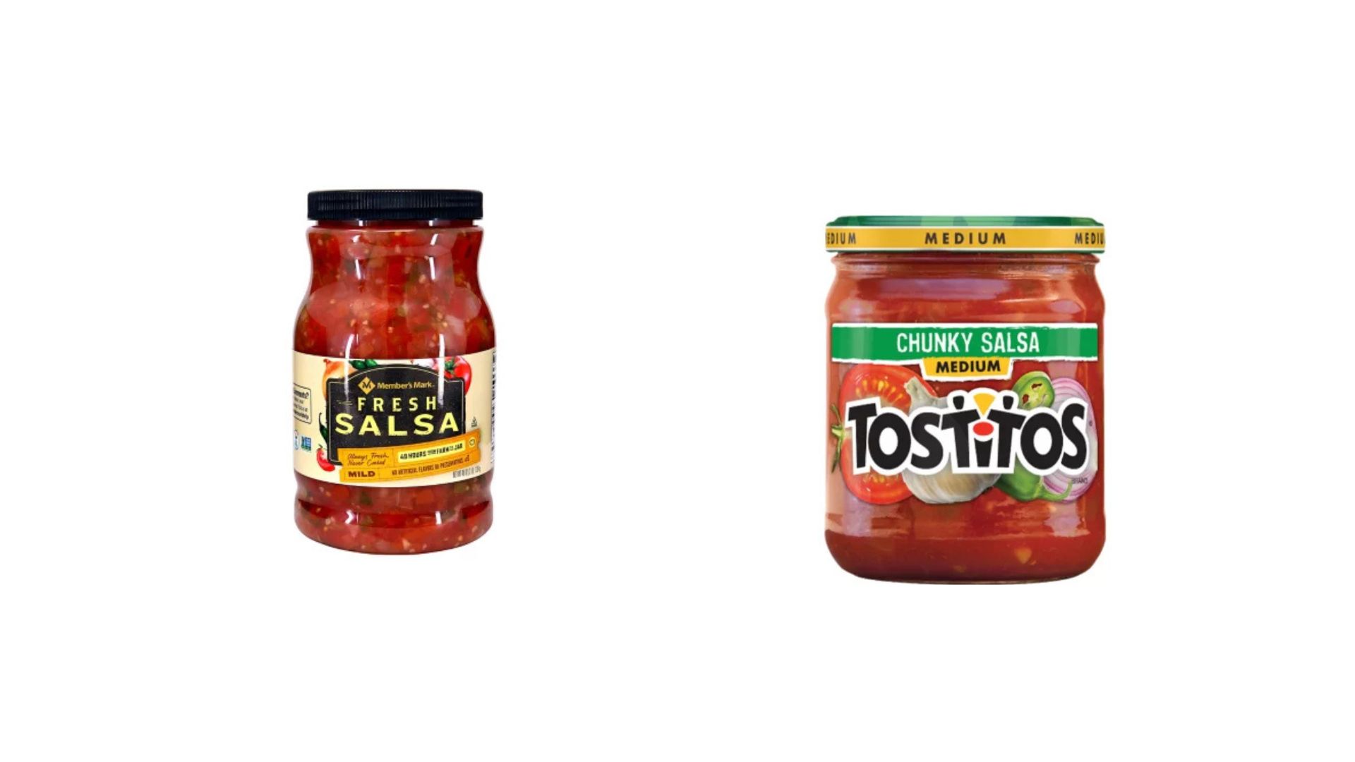 Member's Mark Organic Salsa vs. Tostitos Salsa