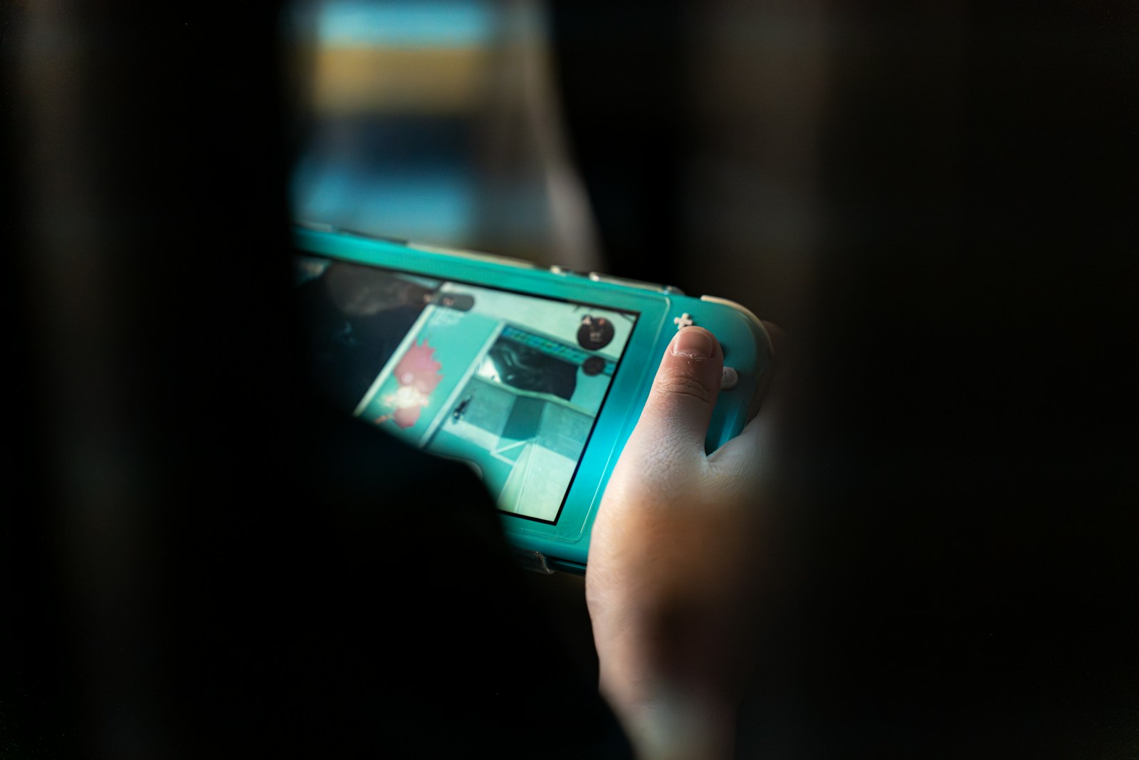 A person holding a camera in their hand