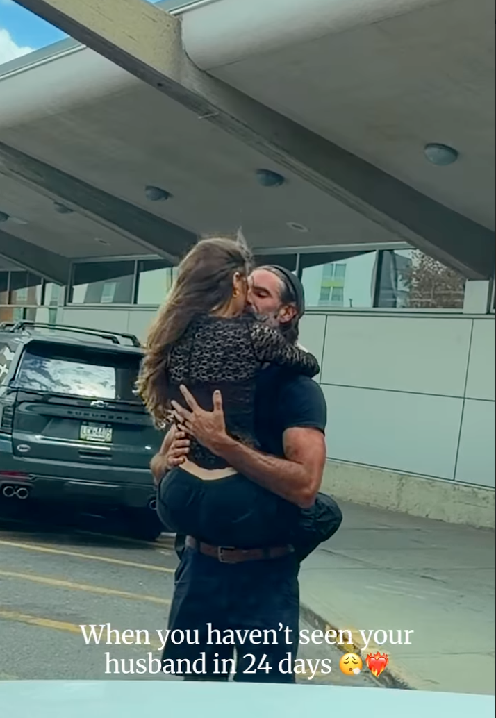 Tugboat Worker’s Wife Is Swept Off Her Feet in a Tight Hug the Moment He Finally Comes Home After Twenty-Four Days Away as the Long Wait Melts Into Pure Relief