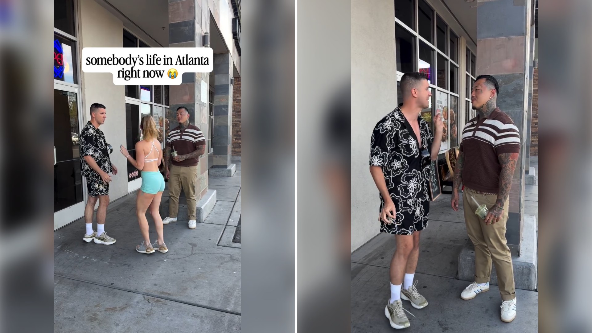 Two stills from an Instagram reel by @kalemyname.