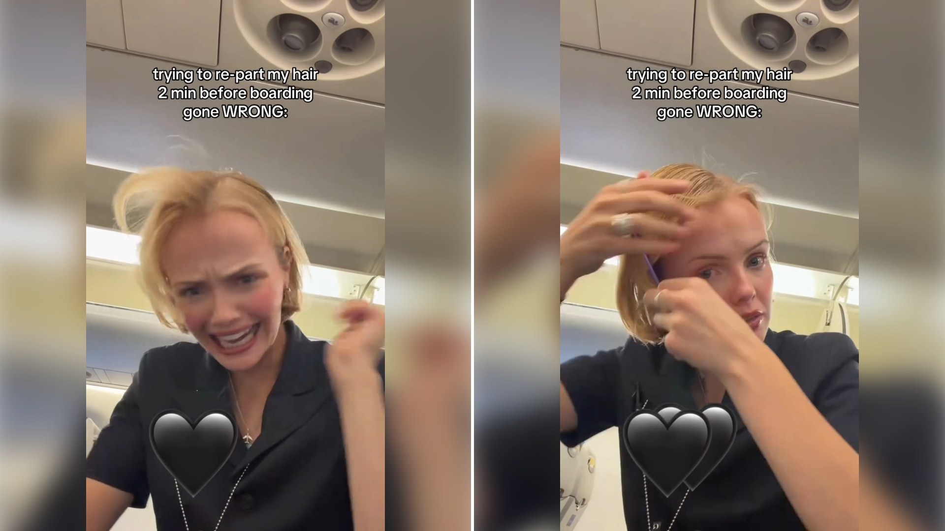 Two stills from an Instagram reel by @rachelleahtia.
