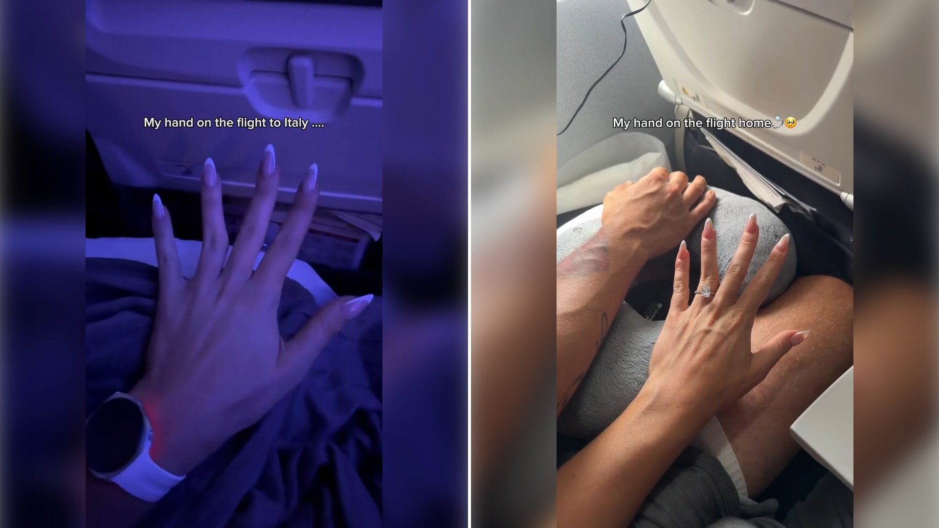 Two stills from an Instagram reel by @_madswellness.