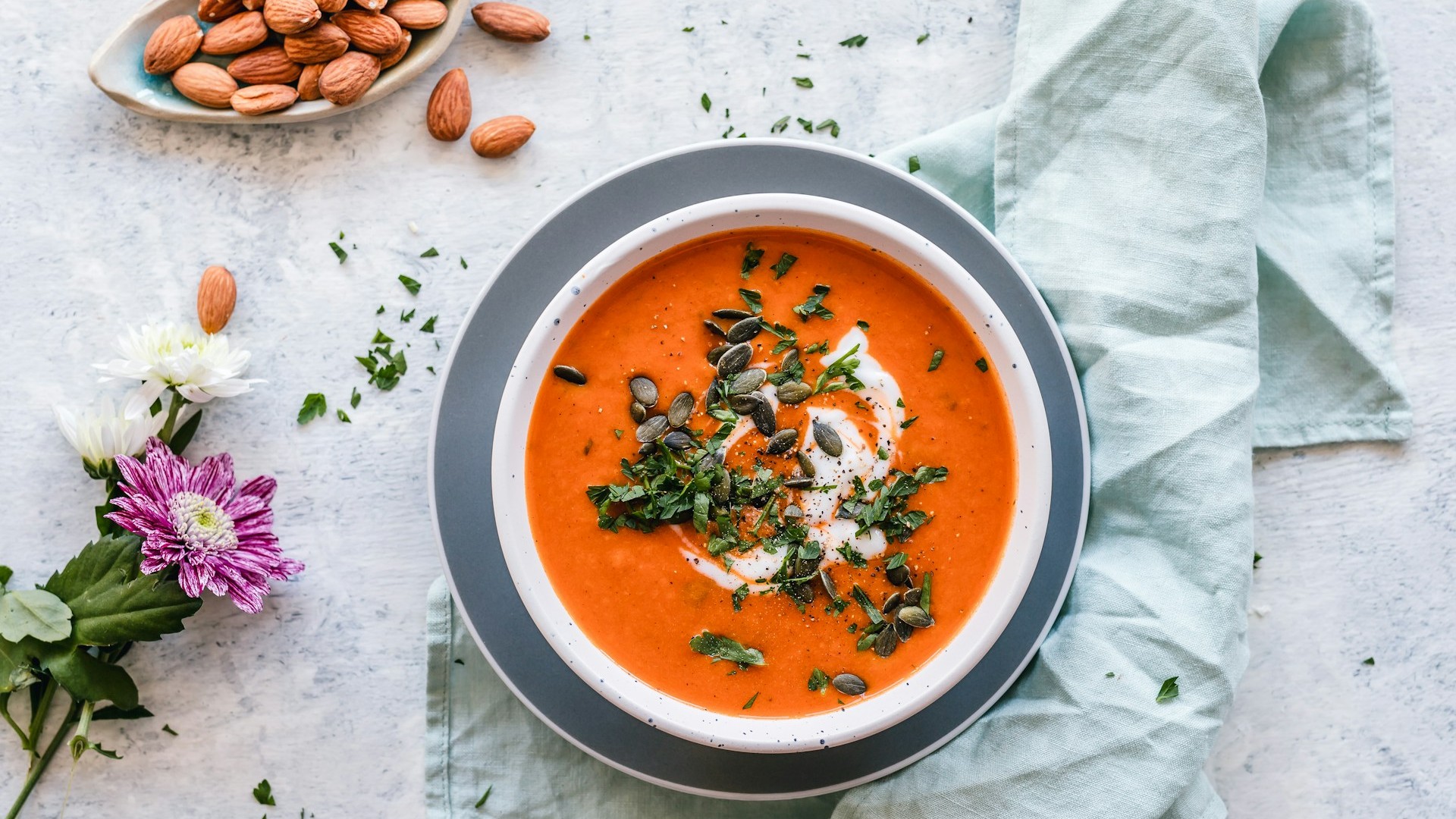 Unsplash photo by Ella Olsson showing a bowl of soup