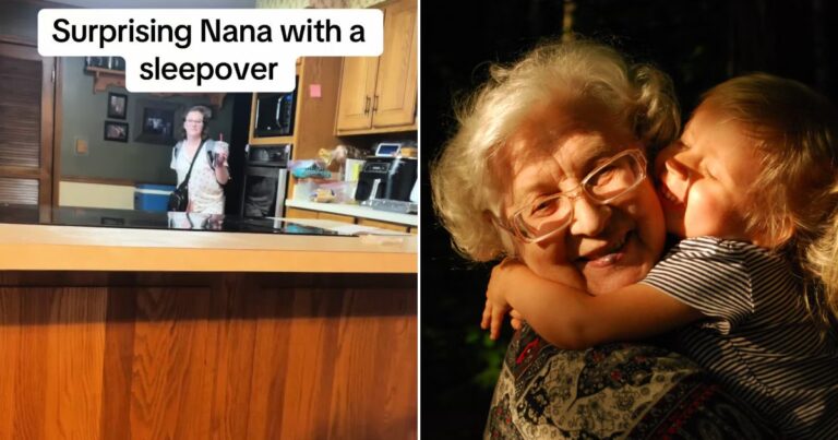 Grandmother with granddaughter