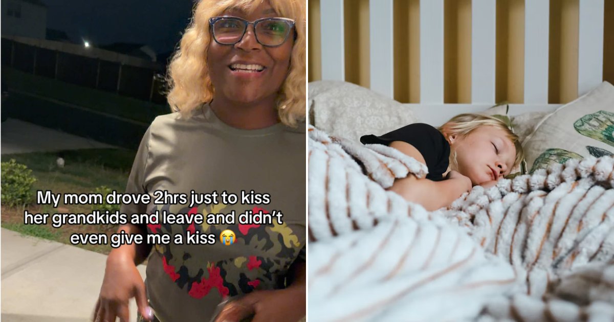 Child sleeping in bed
